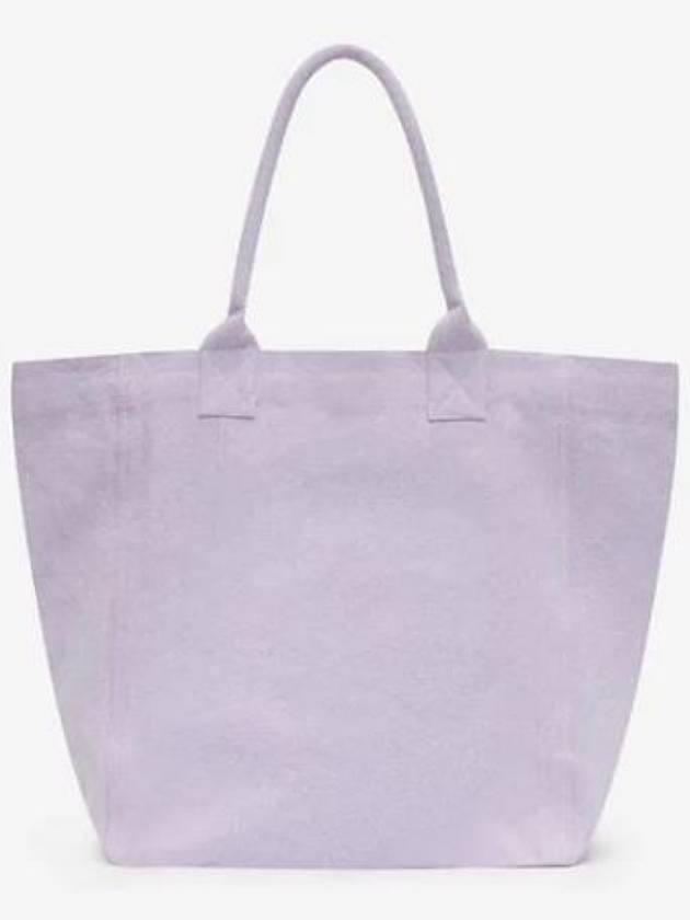 Yenky Embroidered Logo Small Tote Bag Lilac - ISABEL MARANT - BALAAN 3