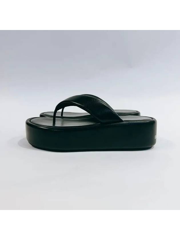 Women's Rise Thong Flip Flops Black - BALENCIAGA - BALAAN 5