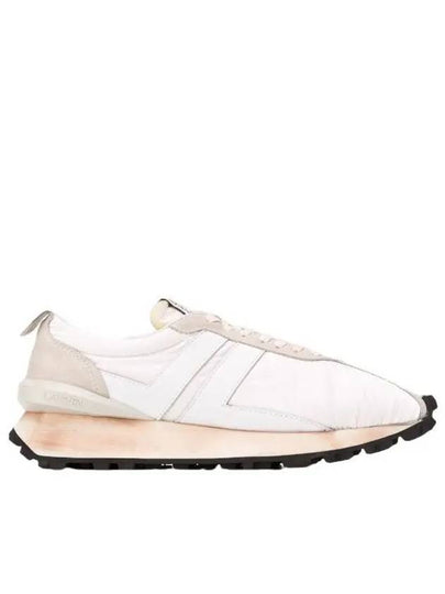 Bumper Nylon Low Top Sneakers White Pink - LANVIN - BALAAN 2