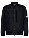 Garment Dyed Crinkle Reps Jacket Black - STONE ISLAND - BALAAN 1