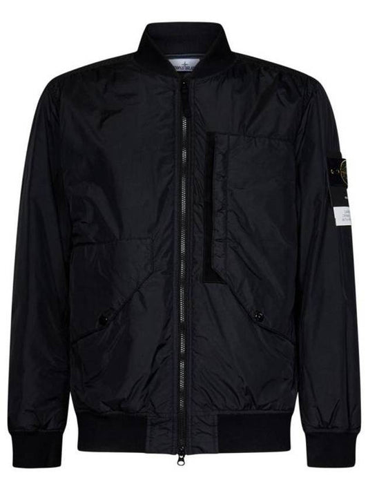 Garment Dyed Crinkle Reps Jacket Black - STONE ISLAND - BALAAN 1