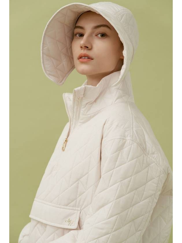 QUILTING ANORAK JUMPERCREAM - AOW - BALAAN 1