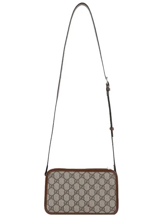 GG Interlocking Mini Cross Bag Brown - GUCCI - BALAAN 4