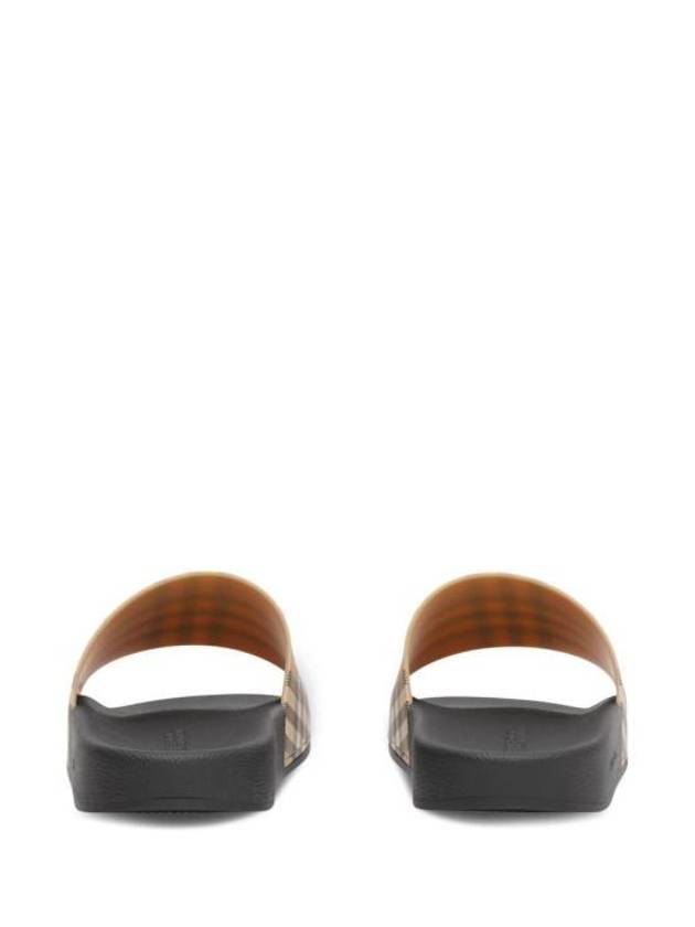 Check Furley Slippers Beige - BURBERRY - BALAAN 4