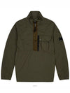 Men's Flat Nylon Lens Over Anorak Khaki - CP COMPANY - BALAAN 3