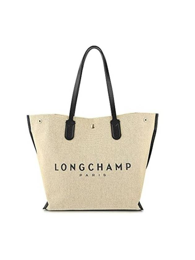 Roseau L Tote Bag Black - LONGCHAMP - BALAAN 1