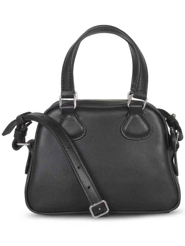 Mini Bowling Cross Bag Black - COURREGES - BALAAN 4