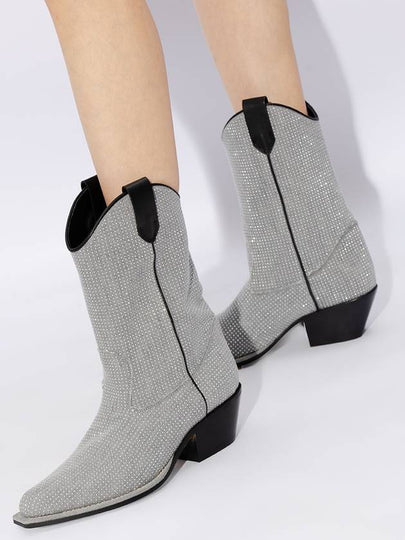 Vic Matie Heeled Ankle Boots, Women's, Grey - VIC MATIE - BALAAN 2