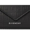 Textured 4G Logo Envelope Bicycle Wallet Black - GIVENCHY - BALAAN 8