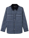 Thibaut Check Pattern Jacket Blue - A.P.C. - BALAAN 2