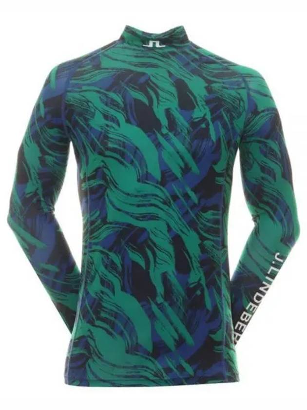 Men's Aello Soft Compression Print Long Sleeve T-Shirt - J.LINDEBERG - BALAAN 2