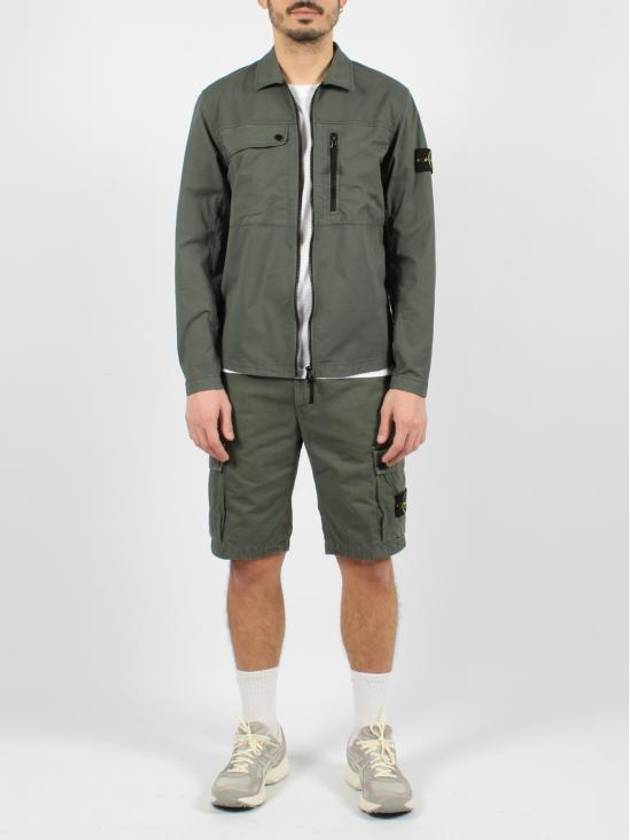 Cargo Bermuda Shorts Green - STONE ISLAND - BALAAN 3