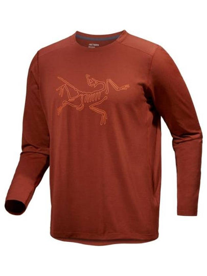 Cormac Logo Long Sleeve T-Shirt Sequoia Heather - ARC'TERYX - BALAAN 2