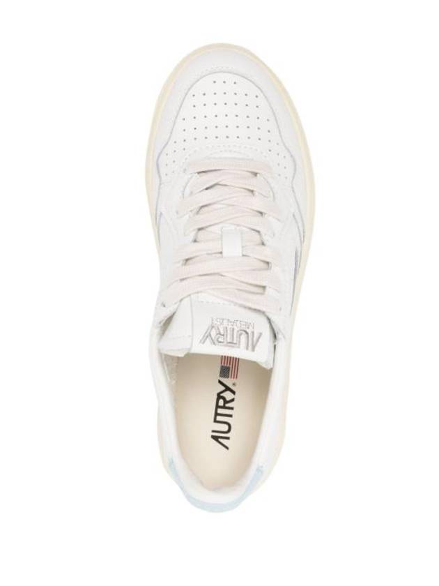 Medalist Light Blue Tab Low Top Sneakers White - AUTRY - BALAAN 3