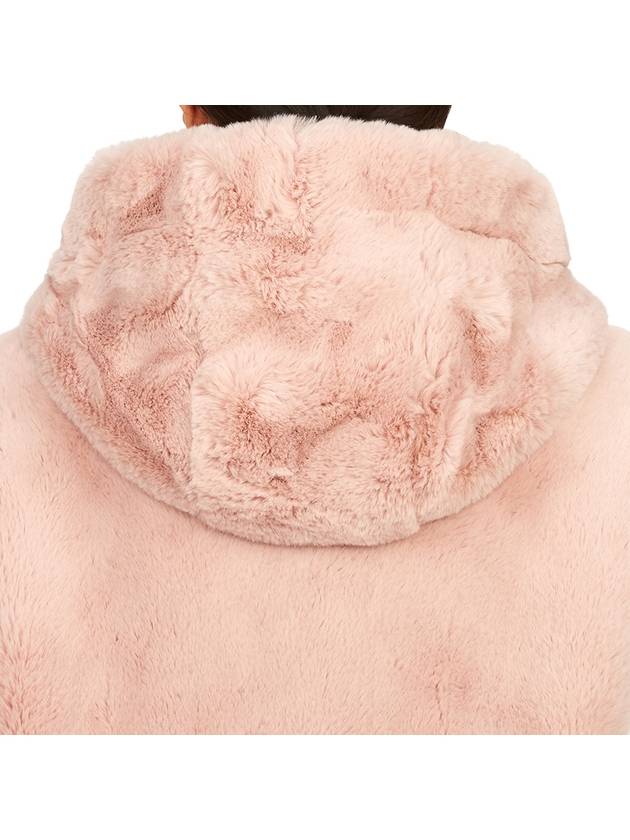 State Bunny Fur Hooded Vest Pink - MOOSE KNUCKLES - BALAAN 10