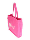 French Mercy tote bag eco grand pink ecru - VIVIENNE WESTWOOD - BALAAN 3