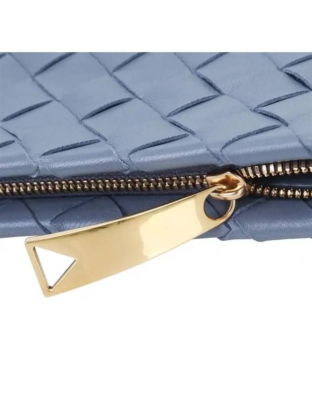 Intrecciato Medium Clutch Bag Thunder - BOTTEGA VENETA - BALAAN 8