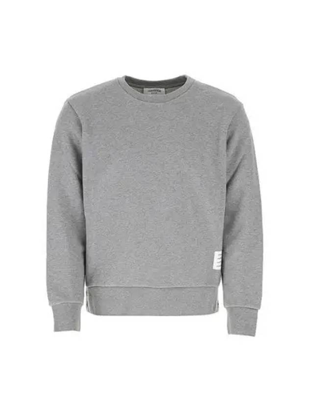 Center Back Stripe Crewneck Sweatshirt Light Grey - THOM BROWNE - BALAAN 2