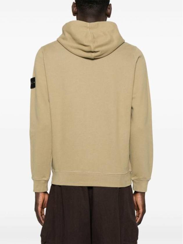 logo patch zip hooded sweatshirt - STONE ISLAND - BALAAN 3