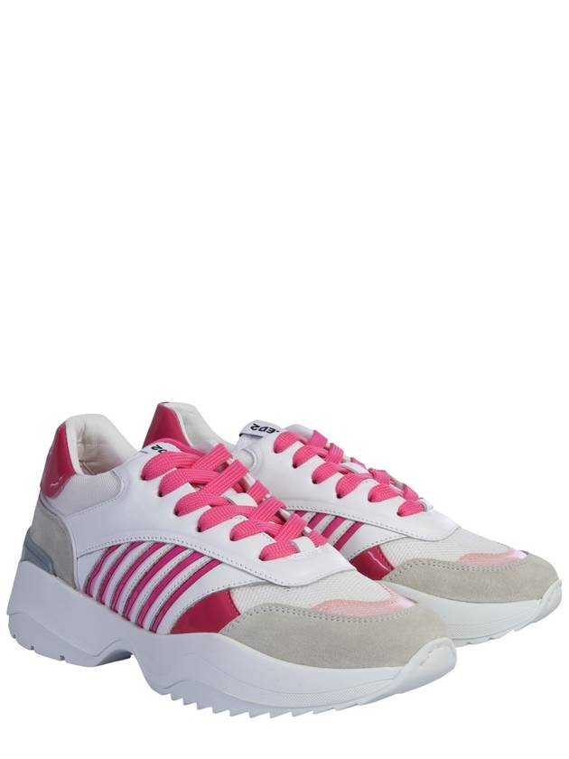 chunky D24 low top sneakers white pink - DSQUARED2 - BALAAN 4