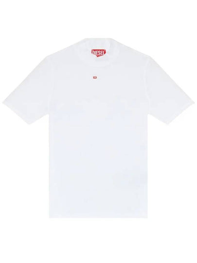 T Mokky Microdiv Logo Short Sleeve T-Shirt White - DIESEL - BALAAN 2