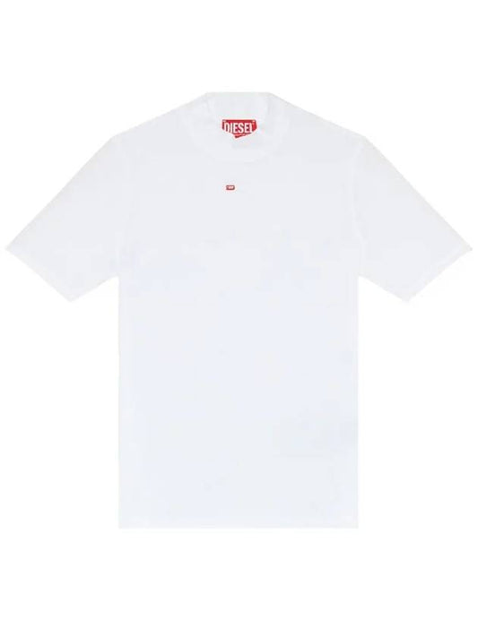 T Mokky Microdiv Logo Short Sleeve T-Shirt White - DIESEL - BALAAN 2