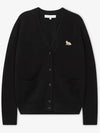 Baby Fox Patch Boxy Cardigan Black - MAISON KITSUNE - BALAAN 3