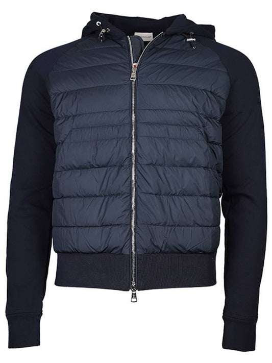 Mix Down Padded Magria Cardigan Navy - MONCLER - BALAAN 1