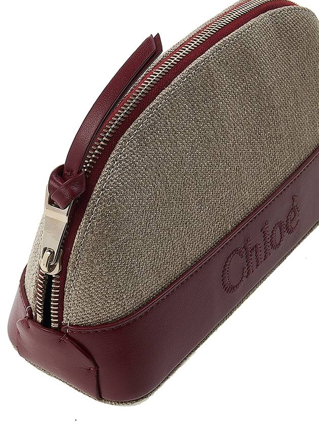 WoMen's Sense Pouch Bag Beige Red - CHLOE - BALAAN 8