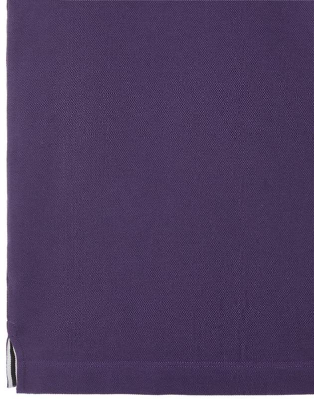 Men's Logo Patch Cotton Polo Shirt Purple - STONE ISLAND - BALAAN 5