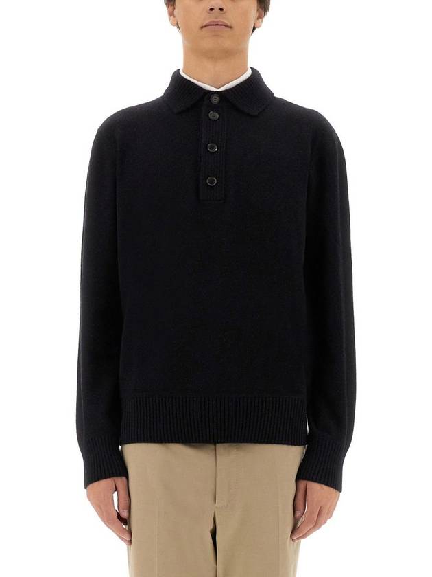 Zegna Wool Polo. - ERMENEGILDO ZEGNA - BALAAN 1