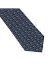 Logo print silk tie 10550 3005 200 - ETRO - BALAAN.