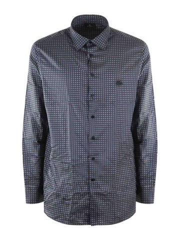 long sleeve shirt 1K5265754 200 GRIGIO SCURO BLU SCURO - ETRO - BALAAN 1