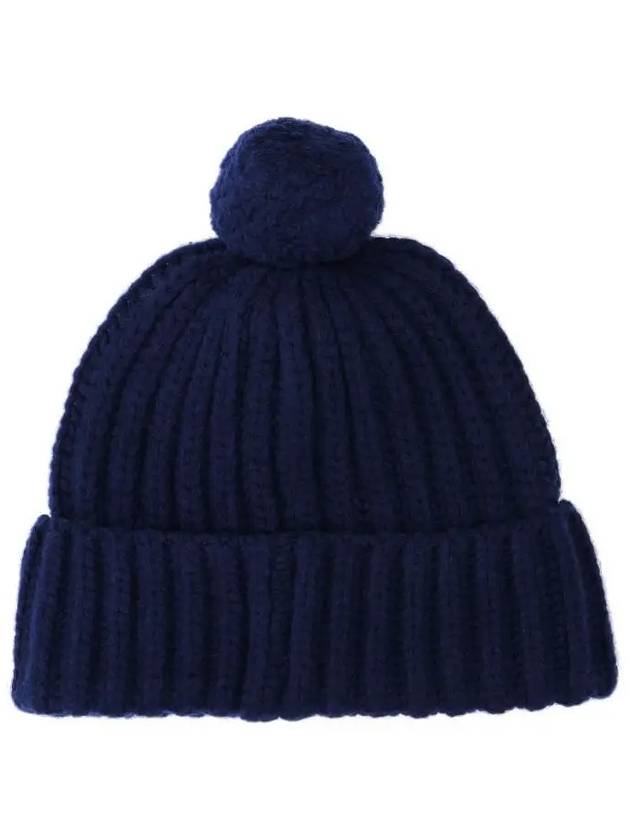 Bear Pom Pom Beanie Hunter Navy - POLO RALPH LAUREN - BALAAN 4