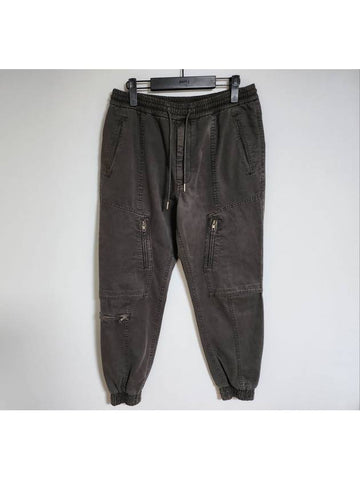 46 Gray Zipper Detail Jogger Pants JC1921P713 - JUUN.J - BALAAN 1