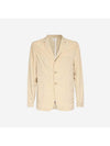 High Density Nylon Tech Patch Pocket Sports Jacket Khaki - THOM BROWNE - BALAAN 1