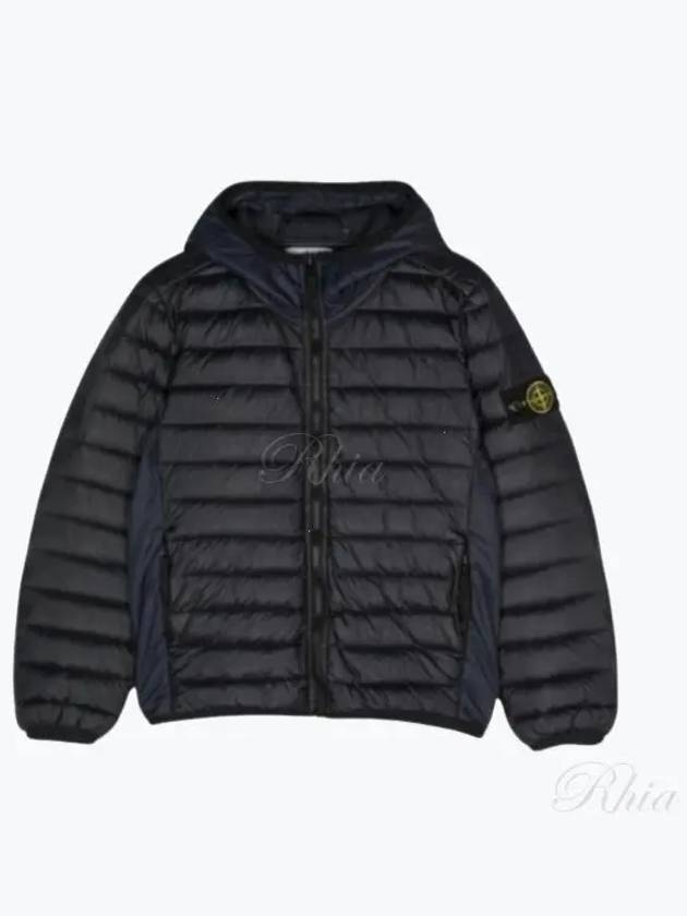 Kids Loom Woven Chambers R-Nylon Down Padding Navy - STONE ISLAND - BALAAN 2