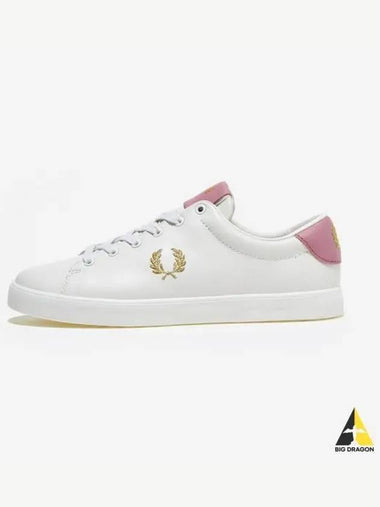 Fred Perry Lottie Leather PorcelainMetallic Gold 254 - FRED PERRY - BALAAN 1