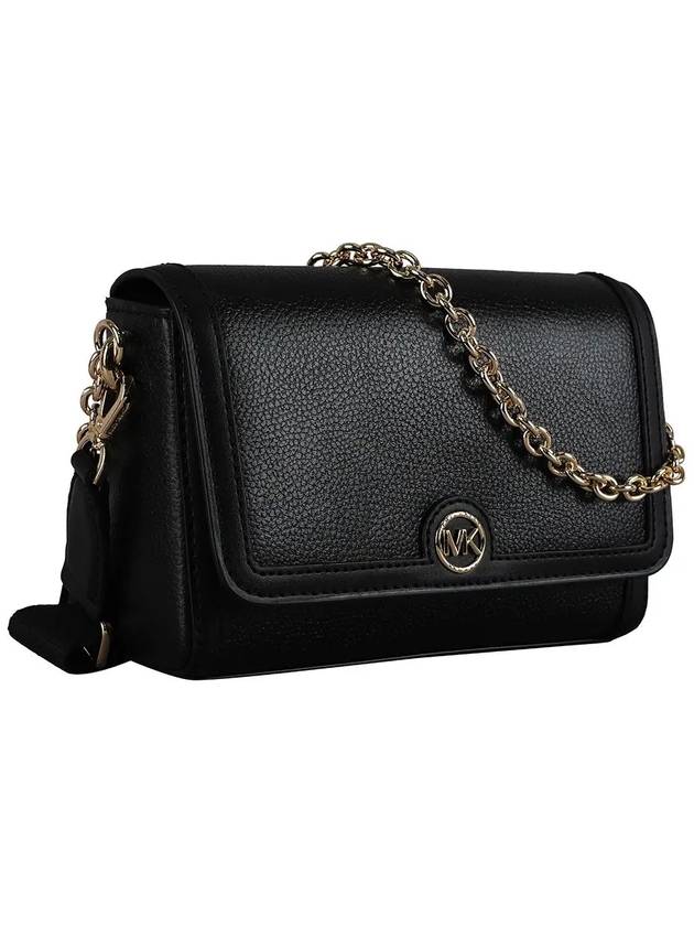 Freya Logo Chain Small Shoulder Bag Black - MICHAEL KORS - BALAAN.