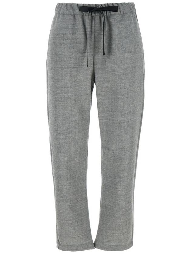 'Buddy' Grey Pants With Tapered Leg In Virgin Wool Woman - SEMI COUTURE - BALAAN 1