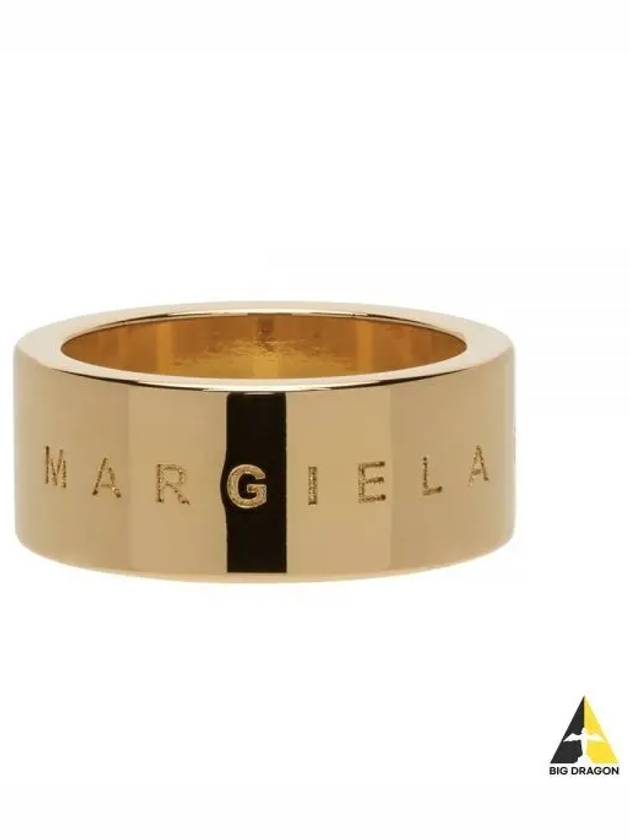 Women's  Minimal Logo Ring Gold - MAISON MARGIELA - BALAAN 2