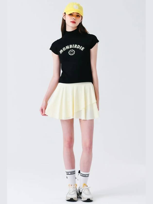 Cooling Double Layer Flare Skirt UPF50 YELLOW - MONBIRDIE GOLF - BALAAN 8