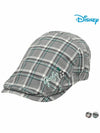 Men s Check Lettering Hunting Cap DK1MAC004 - DISNEY GOLF - BALAAN 2