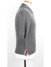 Diagonal armband cashmere collar knit 42 - THOM BROWNE - BALAAN 5