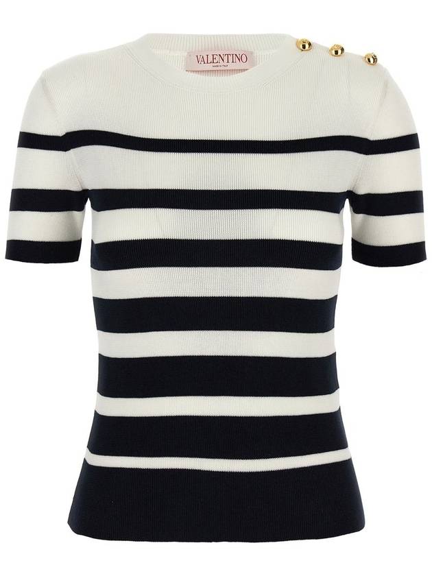 Valentino Garavani Valentino Striped Sweater - VALENTINO - BALAAN 1