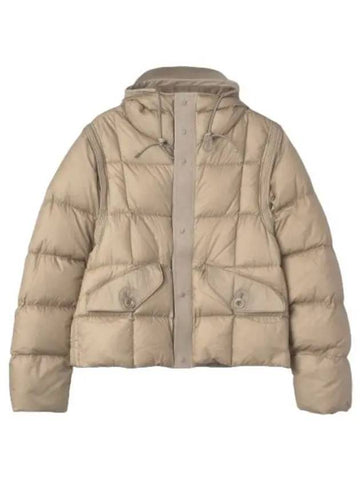 Hurricane combo down anorak padding beige - TEN C - BALAAN 1