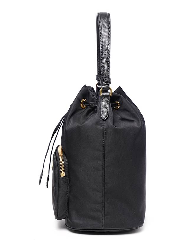 Duet Re-Nylon Bucket Bag Black - PRADA - BALAAN 3