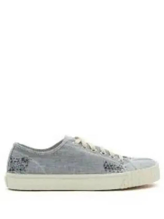 Tabi Distressed Cotton Low Top Sneakers Light Blue - MAISON MARGIELA - BALAAN 2