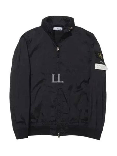 Men's Logo Patch Nylon Metal Zip-up Jacket Black - STONE ISLAND - BALAAN 2