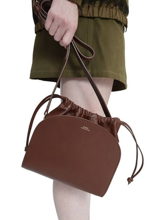 Half Moon Pouch Bag Brown - A.P.C. - BALAAN 2